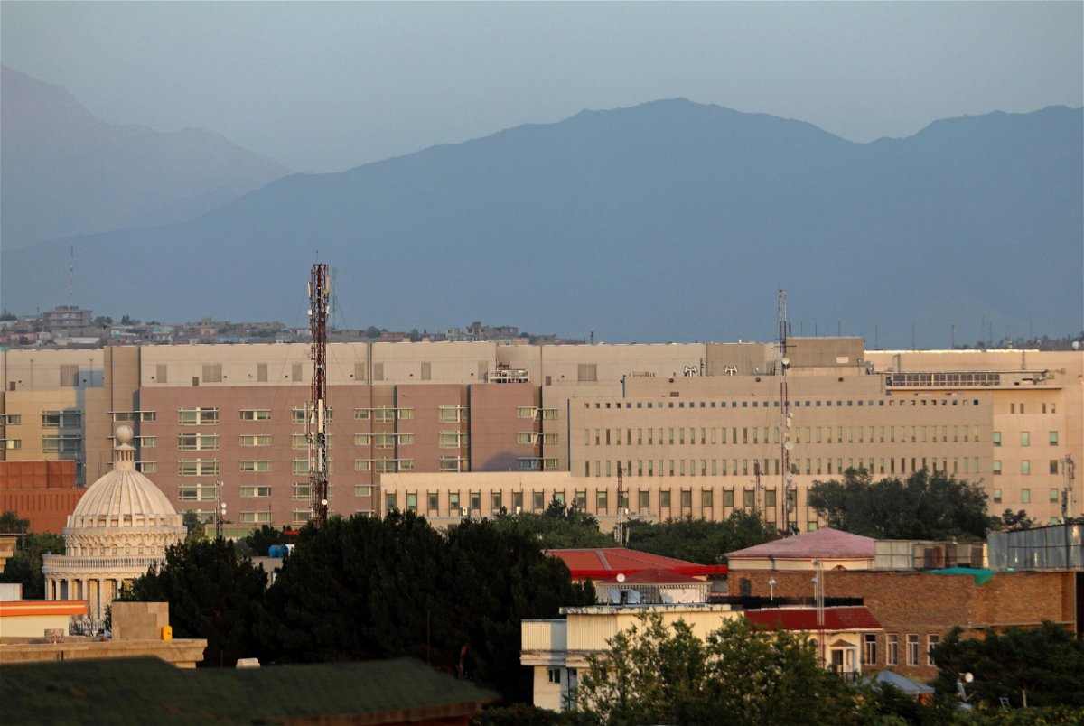 <i>Rahmat Gul/AP</i><br/>The United States is considering relocating its embassy to the Kabul airport amid the deteriorating security situation in Afghanistan