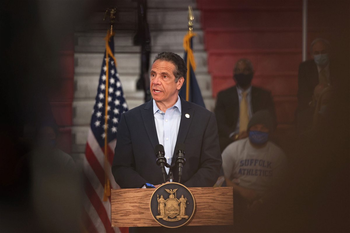 <i>Michael M. Santiago/Getty Images</i><br/>According to a report released by New York Attorney General Letitia James says New York Gov. Andrew Cuomo