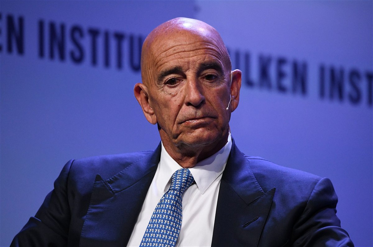 <i>Michael Kovac/Getty Images/FILE</i><br/>New additions to Tom Barrack's legal team signal former Trump adviser will fight the Department of Justice's charges. Barrack here takes part in the annual Milken Institute Global Conference on April 28