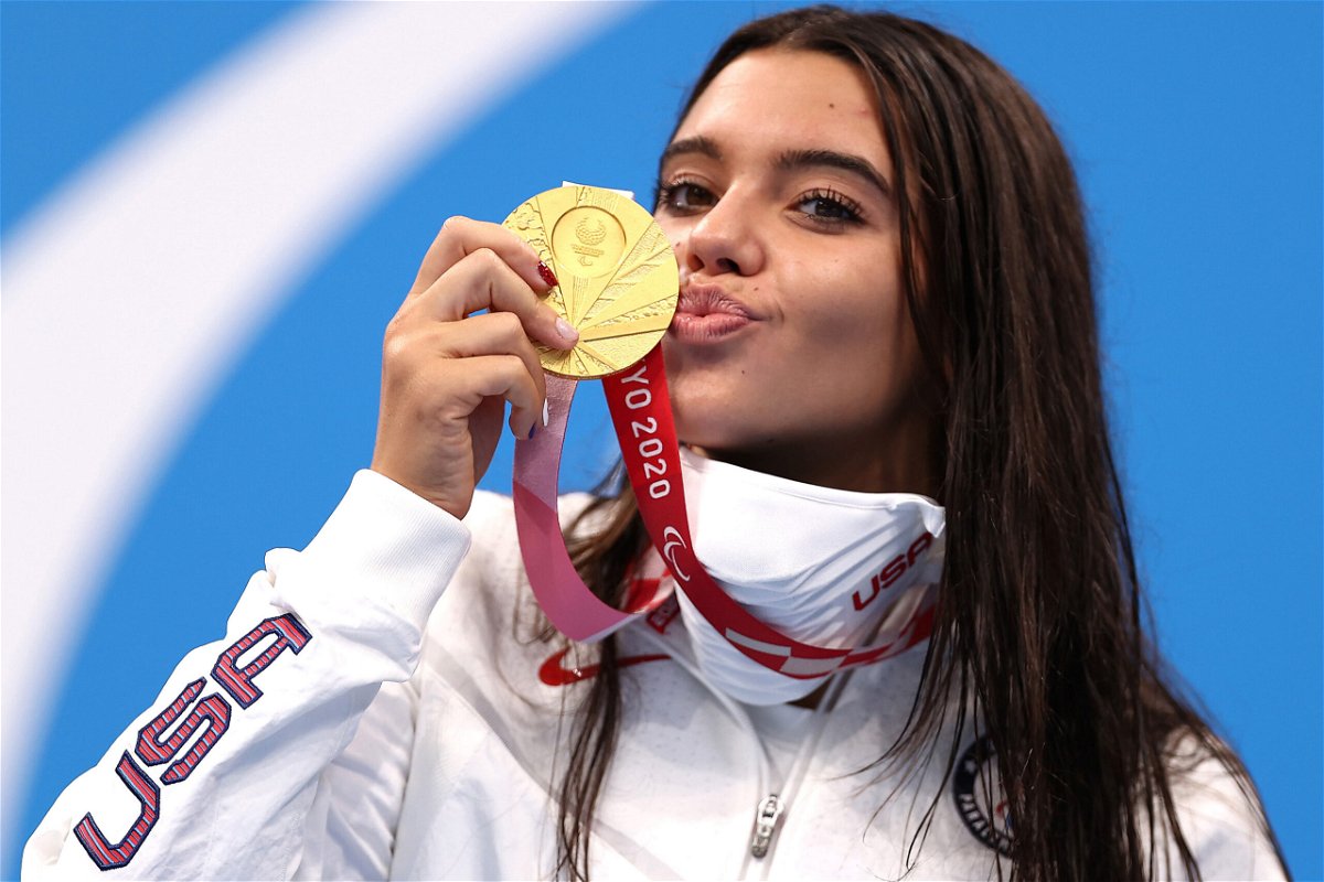 <i>Dean Mouhtaropoulos/Getty Images</i><br/>Anastasia Pagonis made her Paralympic debut in Tokyo