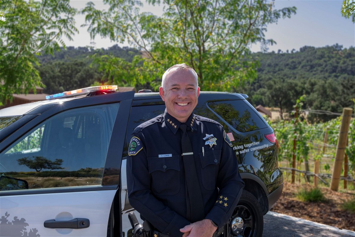 Chief Ty Lewis will be stepping into his new role as Paso Robles City Manager in August. 