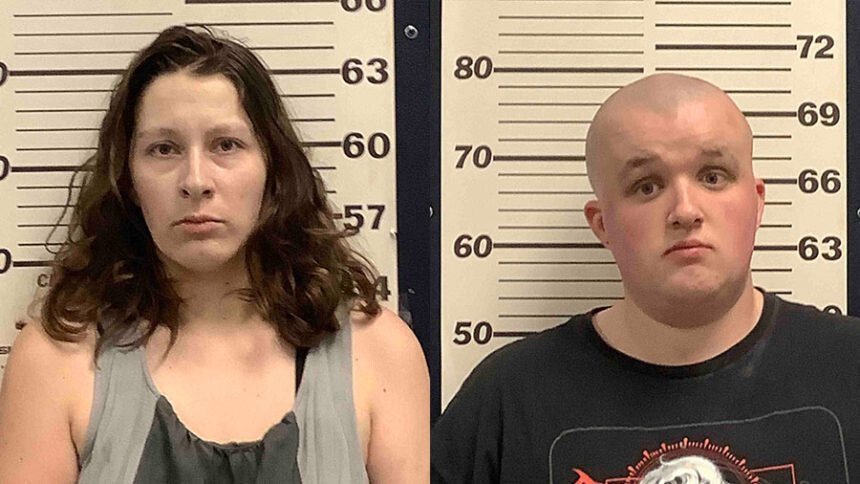 <i>Madison Co. Jail via East Idaho News</i><br/>Deputies say a woman held a 3-month-old baby in her arms while she ran from authorities pursuing her and two others after a burglary.