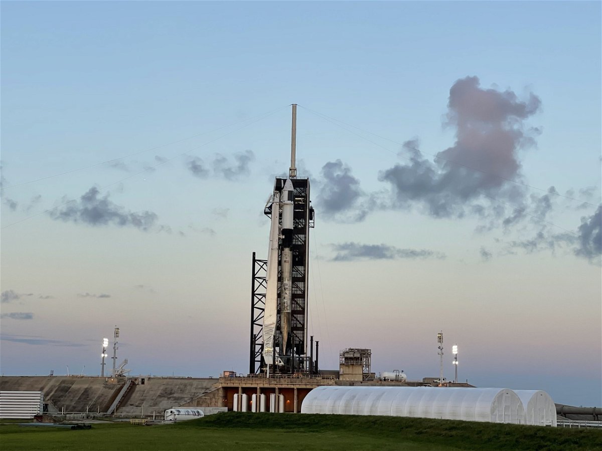 <i>CNN/Devon Sayers</i><br/>Four tourists are set to launch into space for a three-day trip. The 200-foot-tall SpaceX rocket will blast them past the speed of sound and up to 17