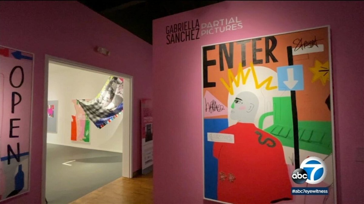 <i>KABC</i><br/>Partial Pictures is an exhibit in Long Beach by 33-year-old artist Gabriella Sanchez.