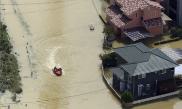 Most people around the world don't think the US is doing a good job on the issue of climate change. Flooding due to heavy rain here inundated Takeo City in western Japan on August 15.