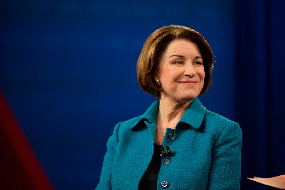 <i>Edward M. PioRoda/CNN</i><br/>Sen. Amy Klobuchar says she was diagnosed and treated for breast cancer this year.