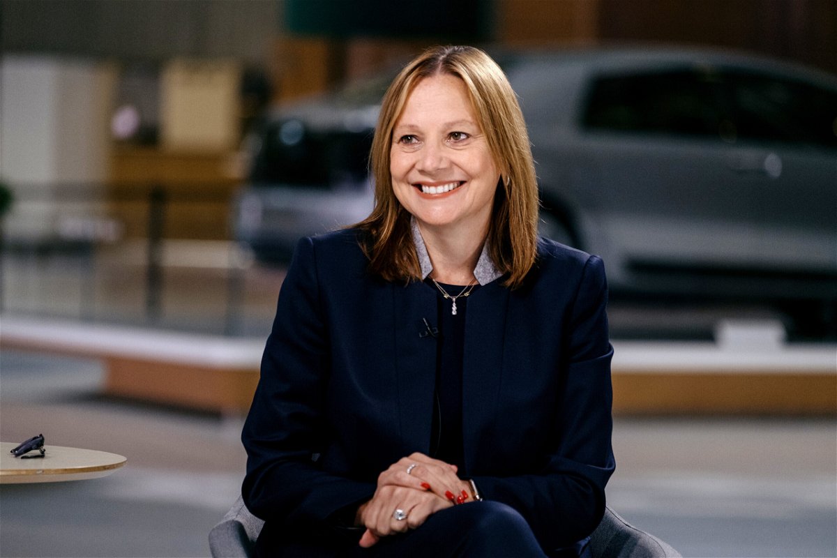 <i>Erin Kirkland/Bloomberg/Getty Images</i><br/>General Motors CEO Mary Barra
