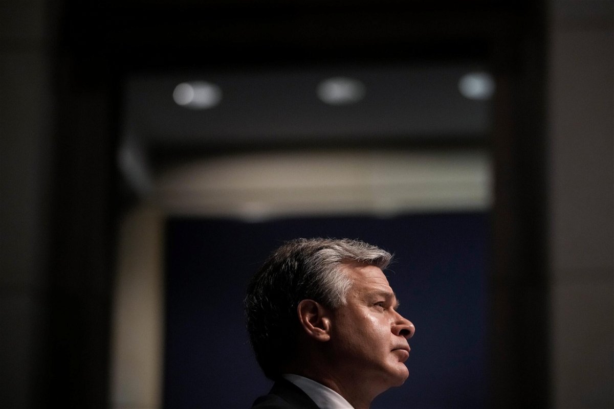 <i>Drew Angerer/Getty Images</i><br/>House lawmakers seek explanation from FBI Director Christopher Wray over ransomware response. Wray here testifies on June 10 during a House Judiciary Committee oversight hearing
