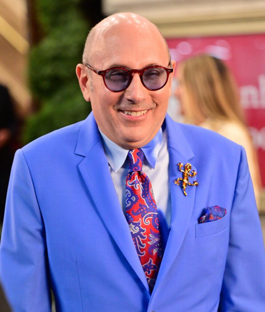 Willie Garson seen on the set of "And Just Like That..." in July.