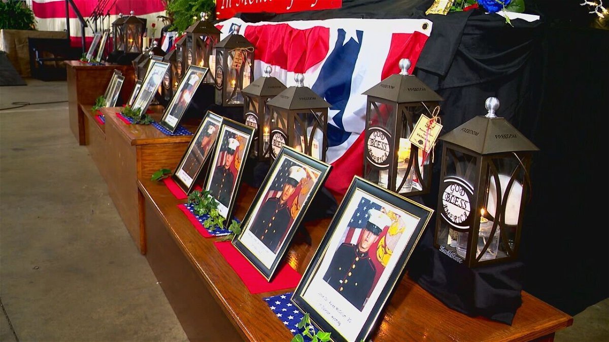 <i>WLOS</i><br/>The event also featured a memorial for the 13 United States servicemembers killed in a suicide bombing in Afghanistan in August.