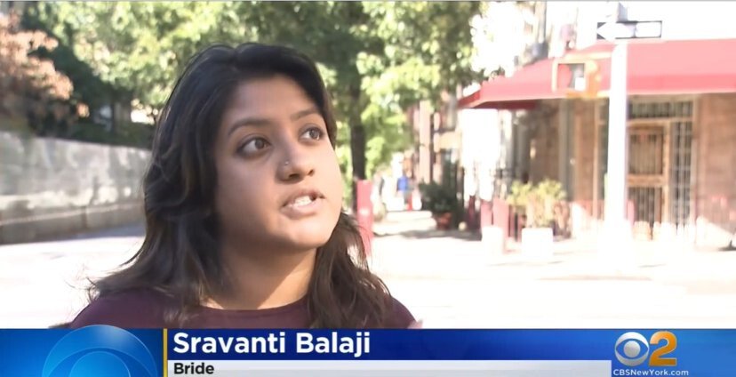 <i>WCBS</i><br/>Sravanti Balaji is one of many having trouble getting a marriage license in New York City.