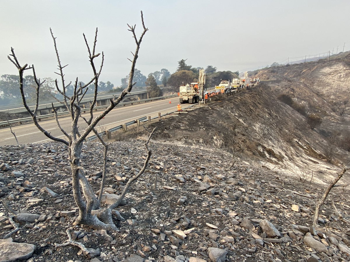 Highway 101 Reopens After Multi-day Shutdown Due To Alisal Fire | News ...