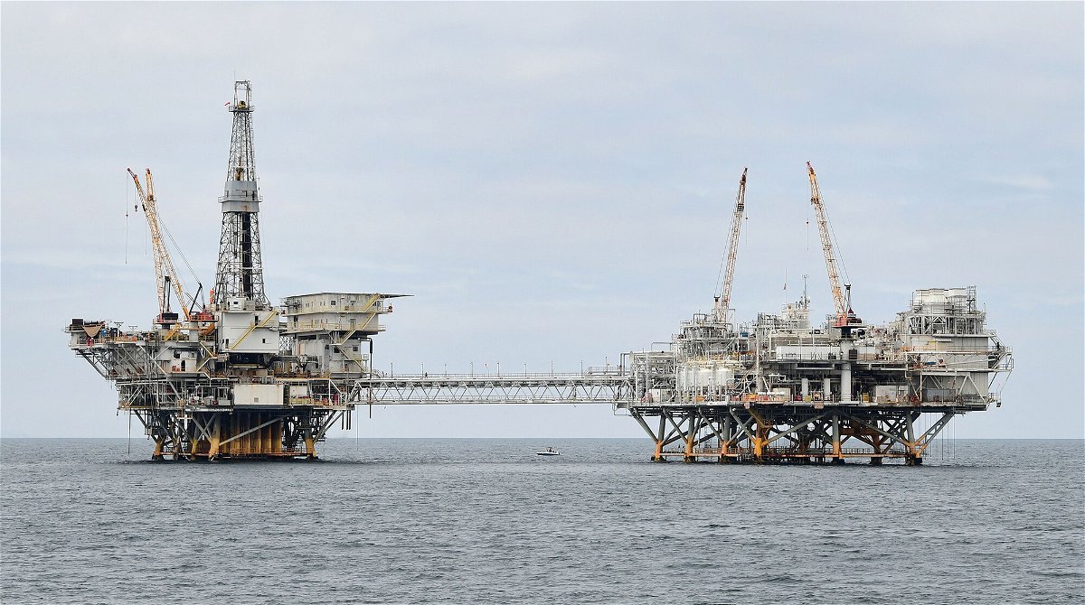 <i>Frederic J. Brown/AFP/Getty Images</i><br/>The oil platforms named Ellen