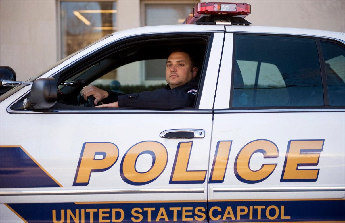 <i>Tom Williams/CQ-Roll Call/Getty Images</i><br/>US Capitol Police officer Michael A. Riley
