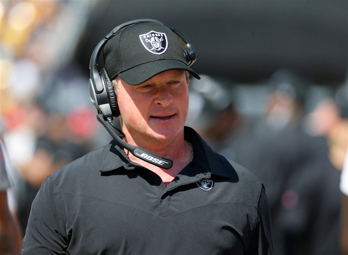 Jon Gruden showing his support for - Pro Football Focus