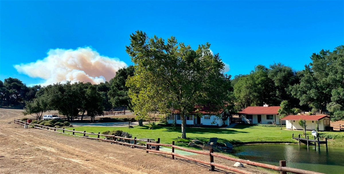 Reagan's ranch is still threatened but firefighters gain ground on