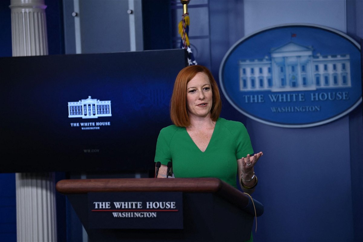 <i>BRENDAN SMIALOWSKI/AFP/Getty Images</i><br/>Citizens for Responsibility and Ethics in Washington has filed a Hatch Act complaint against White House press secretary Jen Psaki