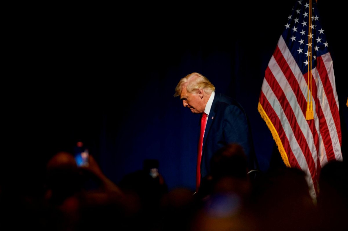 <i>Melissa Sue Gerrits/Getty Images</i><br/>Former President Donald Trump