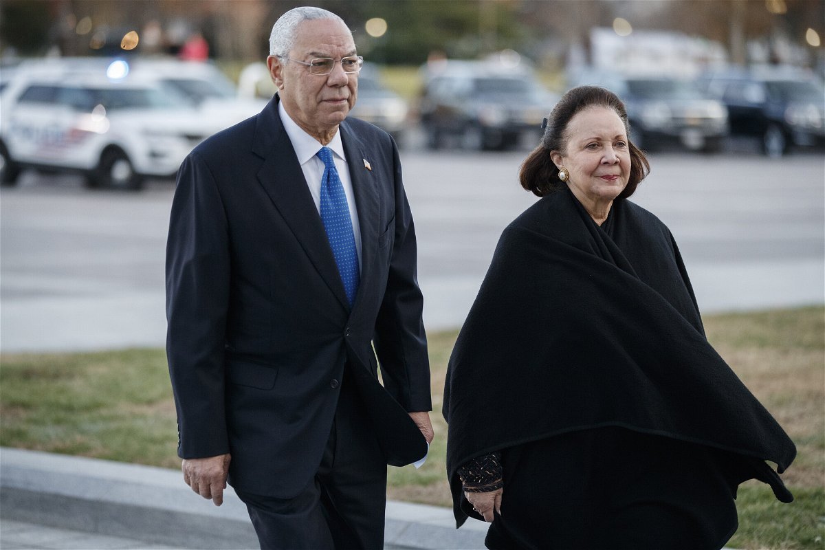 <i>Shawn Thew/Pool/Bloomberg/Getty Images</i><br/>Former Secretary of State Colin Powell has said the greatest person he's ever known is his wife