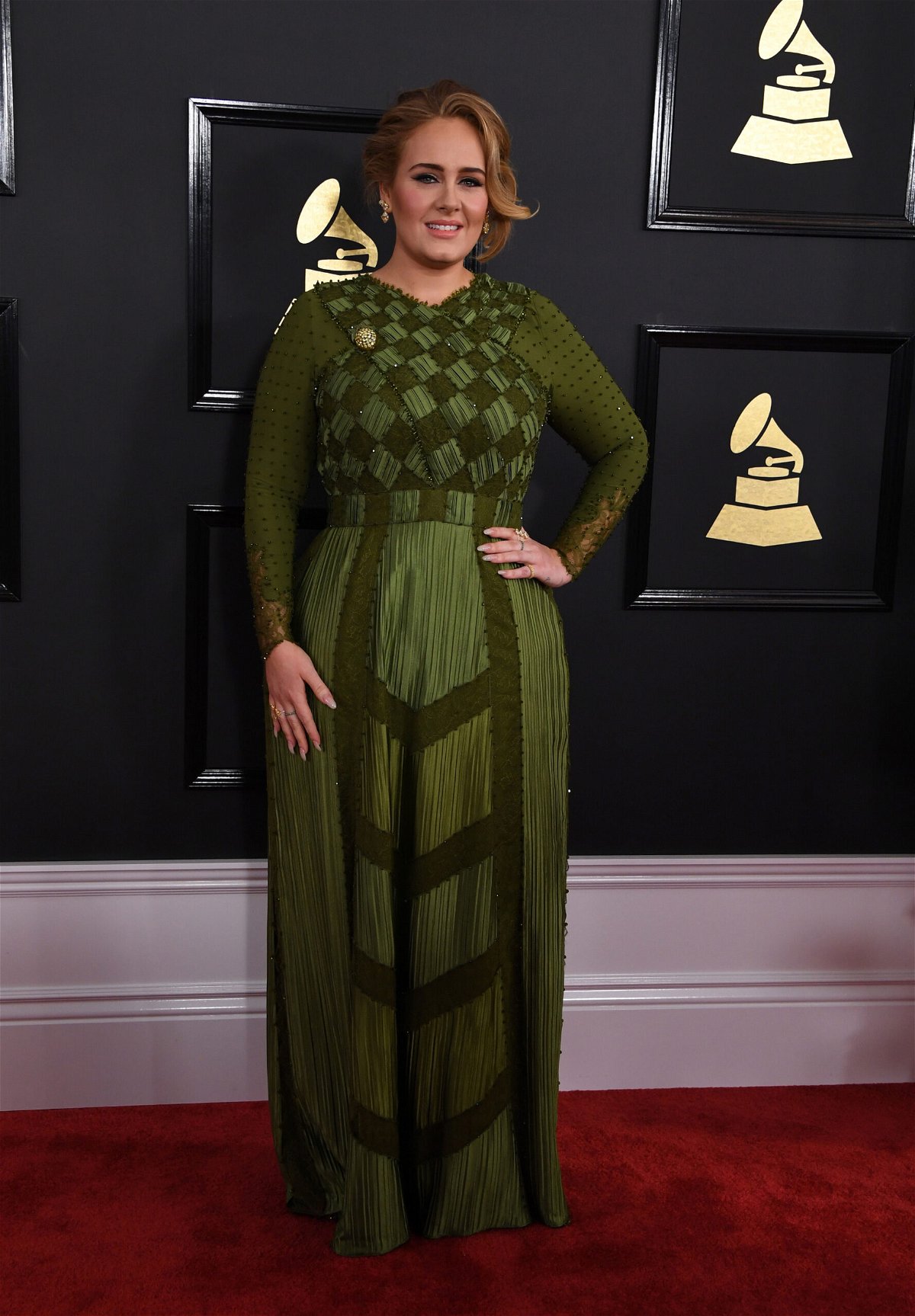 <i>Mark Ralston/AFP/Getty Images</i><br/>Adele has announced a release date for her much anticipated new album. Adele is shown here at the 59th Grammy Awards pre-telecast on February 12