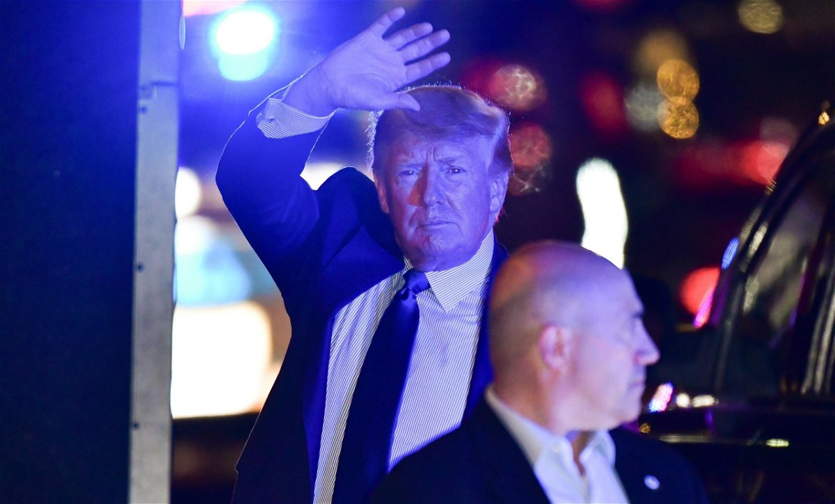<i>James Devaney/GC Images/Getty Images</i><br/>Former U.S. President Donald Trump arrives at Trump Tower in Manhattan on October 17