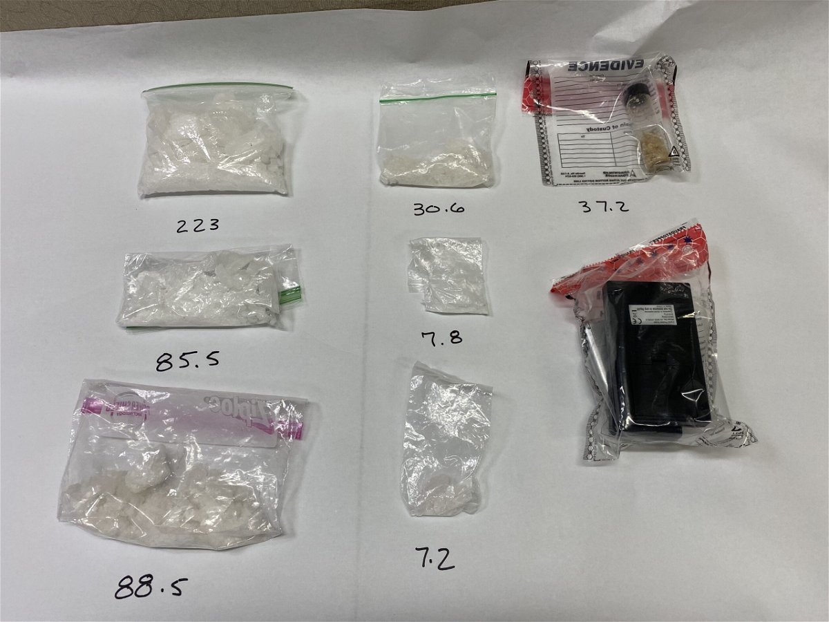 A Morro Bay man was arrested with more than a pound of methamphetamine