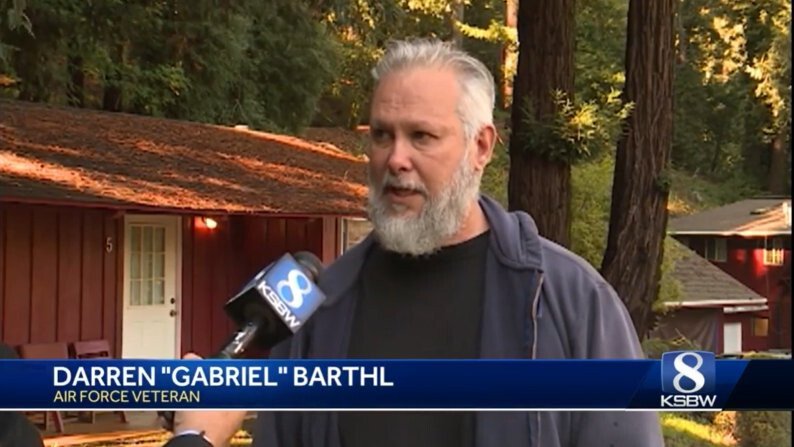 <i>KSBW</i><br/>Air Force veteran Darren Barthl lives at Jaye's Timberland Resort