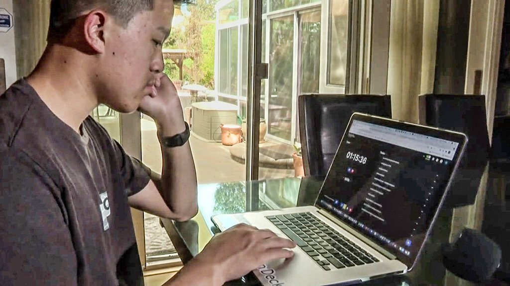<i>KPIX</i><br/>An enterprising teenager in the East Bay is pondering how to invest his six-figure profit after selling a startup he founded during the pandemic. Calix Huang developed an idea last fall to enhance virtual studying during the pandemic.