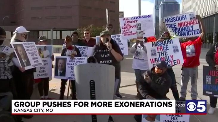 <i>KCTV</i><br/>Members of the KC Freedom Project held a rally Monday outside of the Missouri Attorney General’s Office in Kansas City.