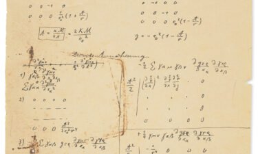 Einstein's and Besso's calculations are documented in the manuscript.