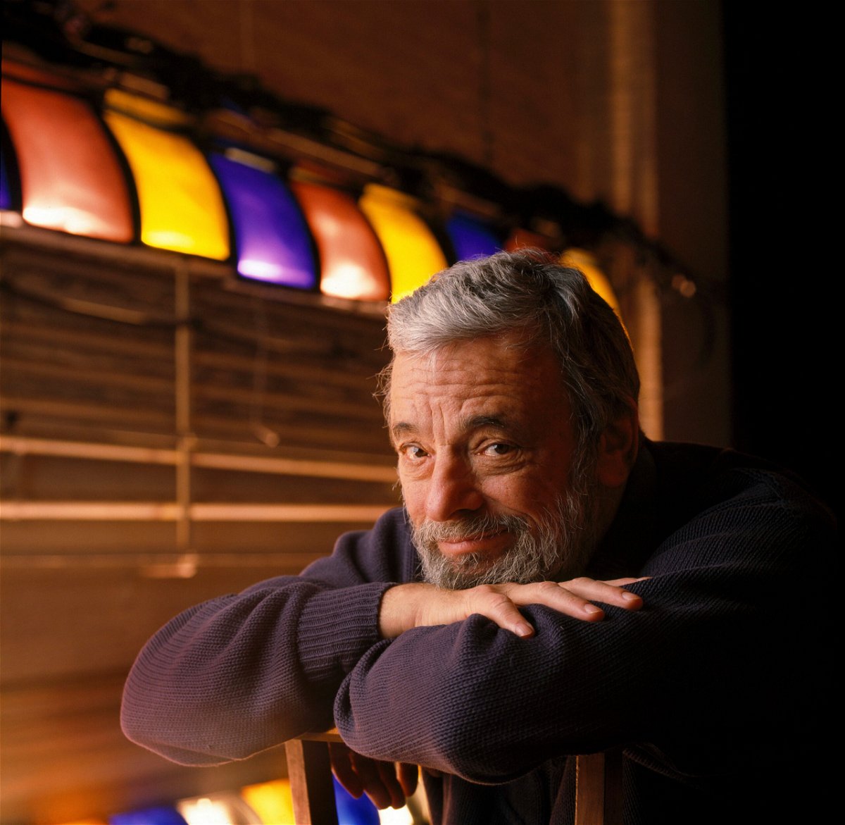 FILE -- Stephen Sondheim, the Broadway composer and lyricist, in New York, March 9, 1994. Sondheim, whose works include 