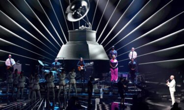 Pitbull performing at the 2020 Latin Grammy Awards.