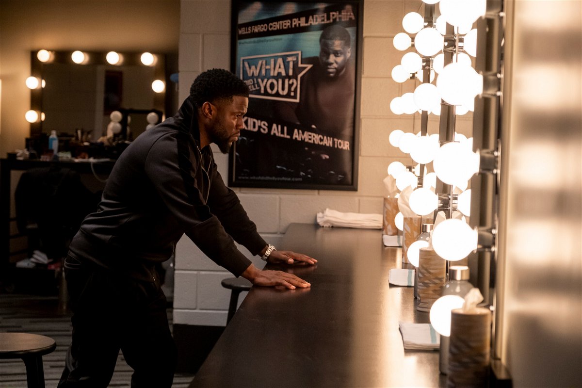 <i>Adam Rose/Netflix</i><br/>Kevin Hart plays a famous comic swept up in a crisis in the Netflix limited series 'True Story.'