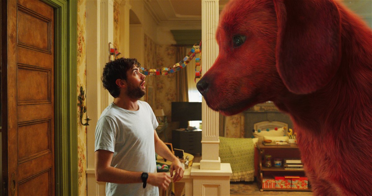 <i>Courtesy Paramount Pictures</i><br/>Jack Whitehall in 'Clifford the Big Red Dog' (Courtesy Paramount Pictures).