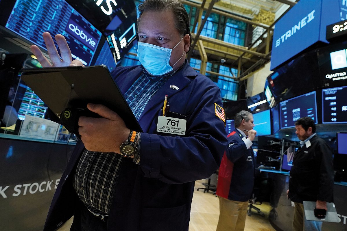 <i>Richard Drew/AP</i><br/>The Dow soared about 300 points