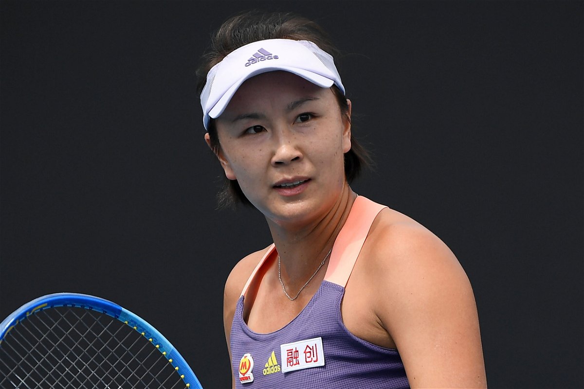 China's Peng Shuai during her first round singles match at the Australian Open tennis championship in Melbourne