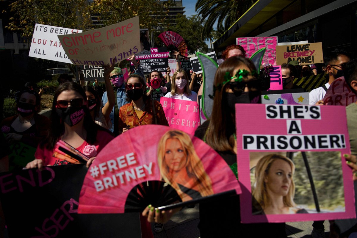 <i>Patrick T. Fallon/AFP/Getty Images</i><br/>Britney Spears' 13-year court-ordered conservatorship may finally end on November 12.