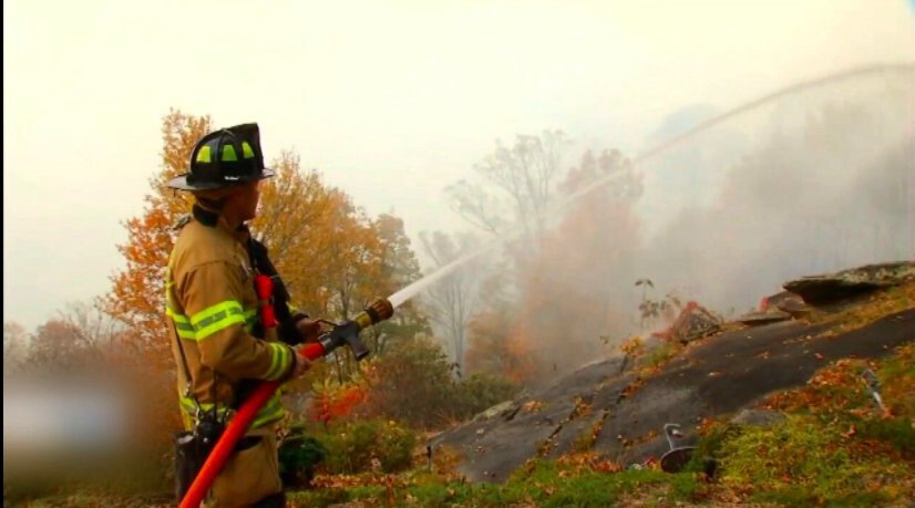<i>WLOS</i><br/>Many firefighters with the Lake Lure Volunteer Fire Department pulled double duty Wednesday