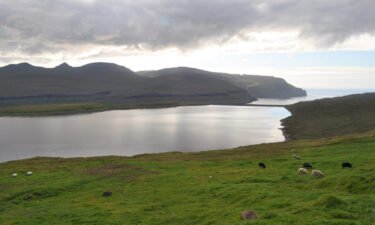 The bed of this lake on the Faroese island of Eysturoy contains sediment from 500 AD that documents the first arrival of sheep and humans.