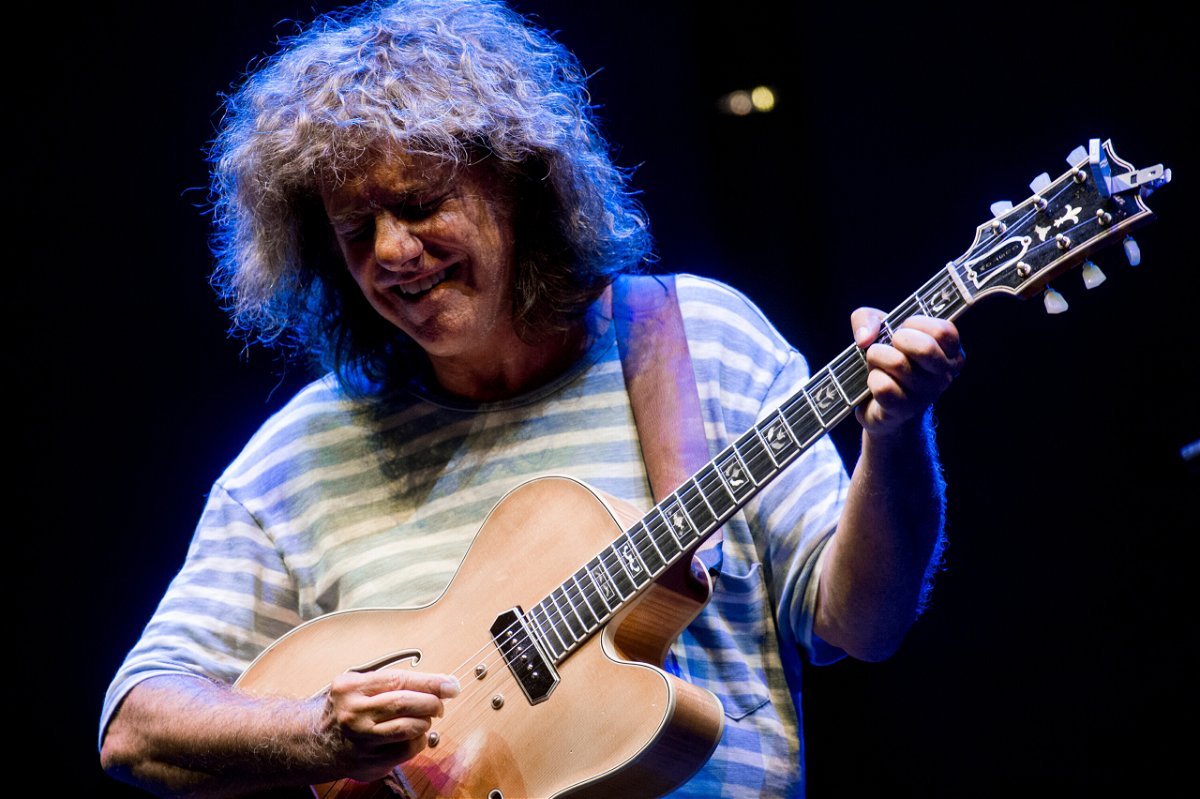 <i>Roberto Panucci/Corbis/Getty Images</i><br/>Pat Metheny perform in 2018 in Rome