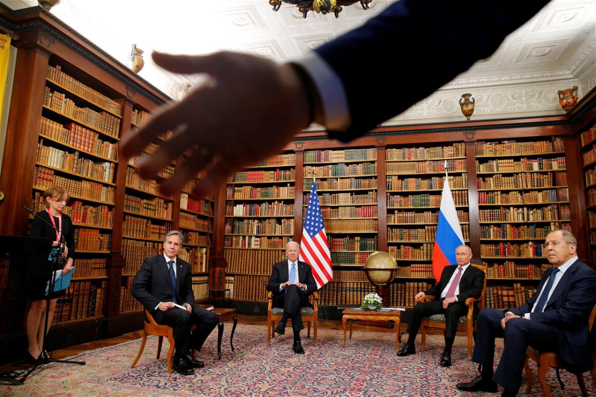 <i>Denis Balibouse/Pool/AFP/Getty Images</i><br/>U.S. President Joe Biden hopes for a Ukraine de-escalation in call with Russia's President Vladimir Putin.