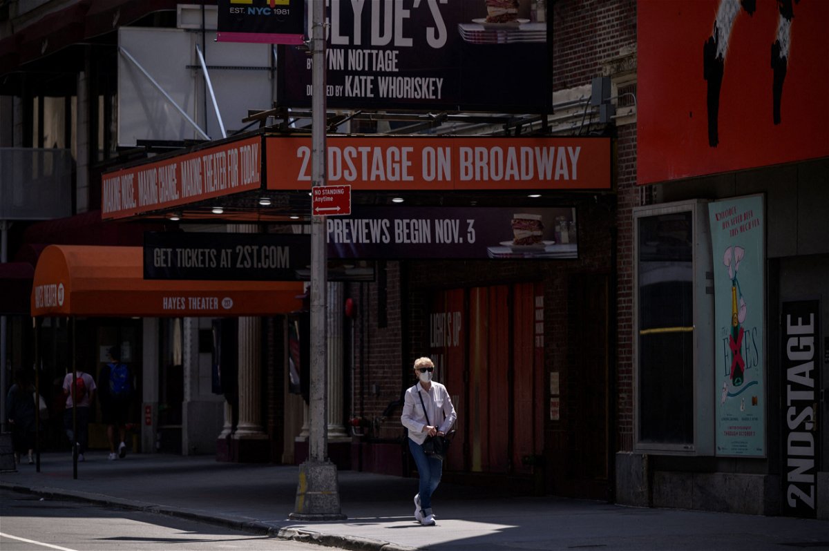 <i>Ed Jones/AFP/Getty Images</i><br/>Several Broadway shows were forced to cancel performances due to positive Covid-19 tests among the cast or crew