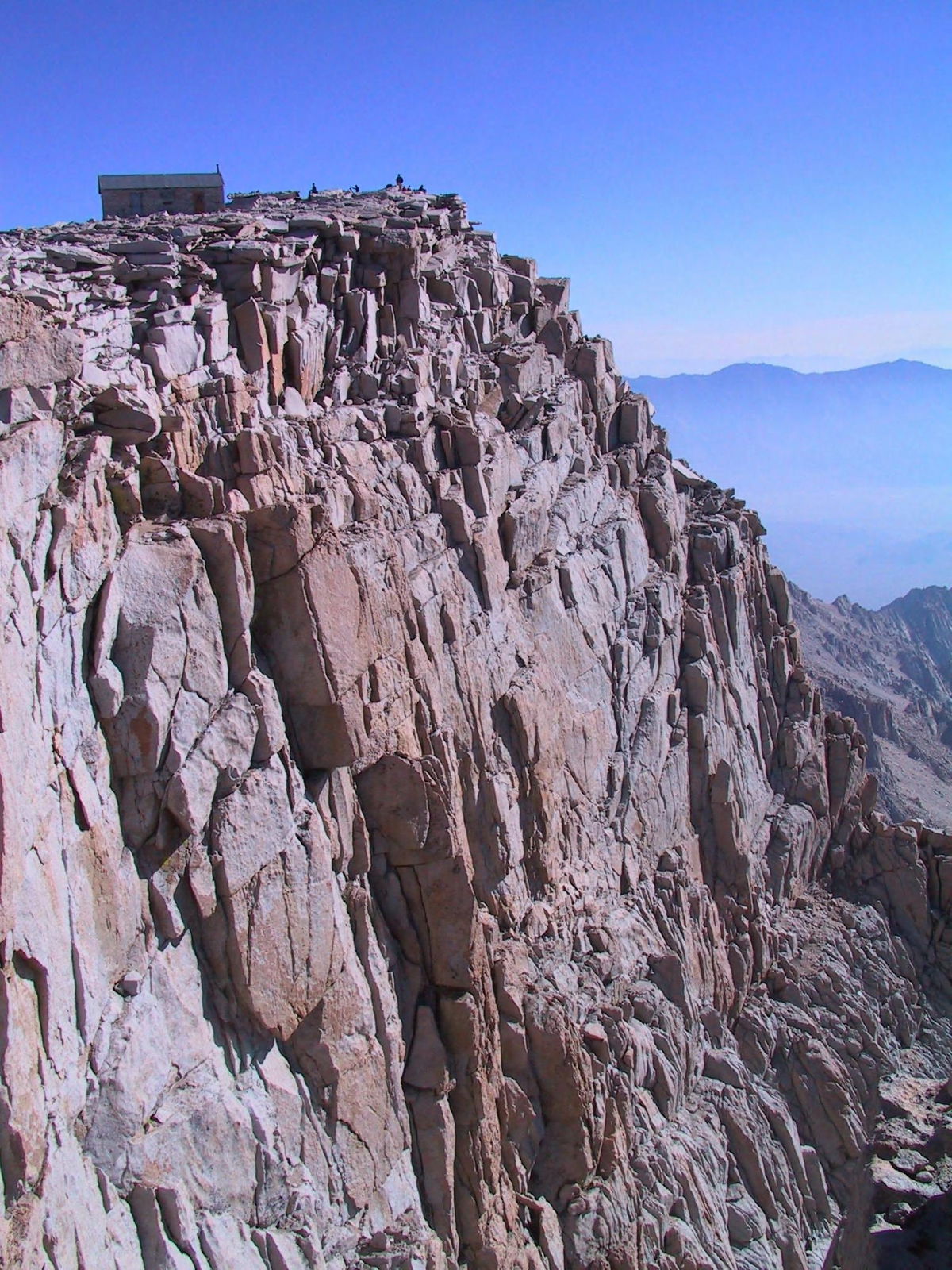 Smithsonian hut on top of Mt. Whitney, Sequoia National Park