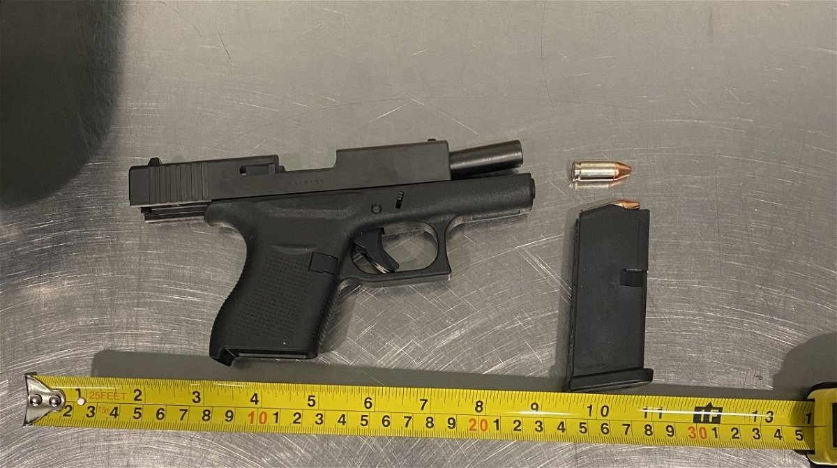 A loaded handgun was found in the carry-on luggage of a traveler at the Santa Barbara Airport.