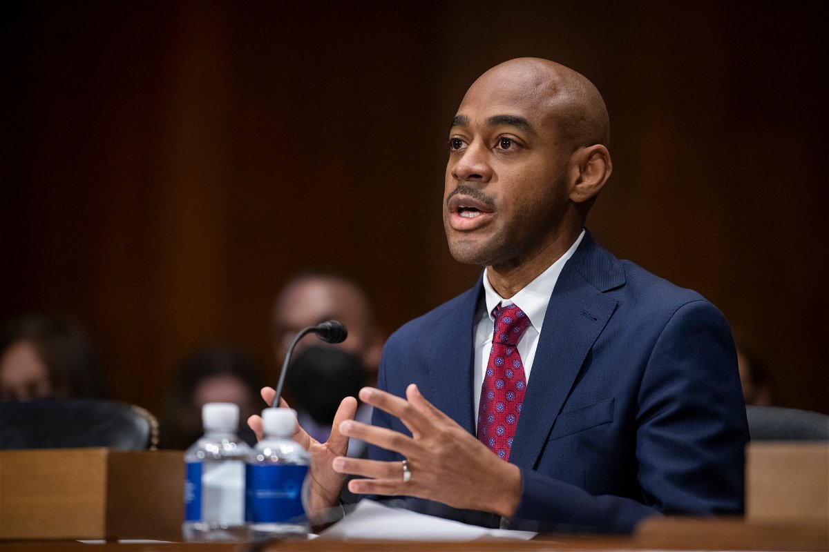 <i>Rod Lamkey/CNP/Sipa</i><br/>Andre B. Mathis appears before a Senate Committee on the Judiciary hearing for his nomination to be United States Circuit Judge for the Sixth Circuit.