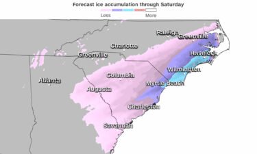 Over 10 million people along coastal parts of Virginia and the Carolinas are under winter weather alerts.