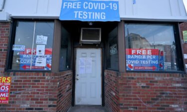 A Covid-19 testing site run by Center for Covid Control in Worcester