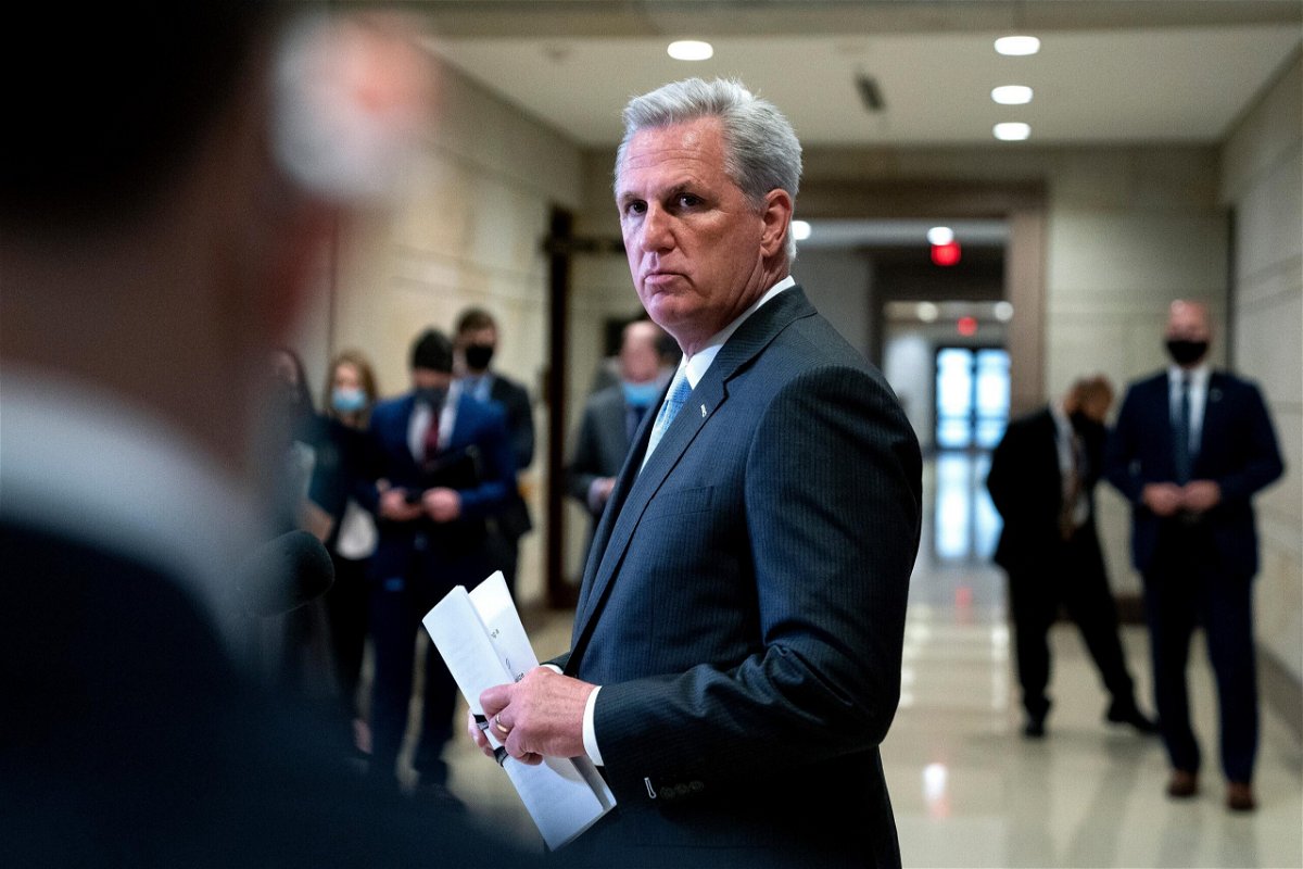 <i>Stefani Reynolds/The New York Times/Redux</i><br/>Kevin McCarthy's path to speakership enters final but treacherous leg. McCarthy is seen here at the Capitol in February 2021.