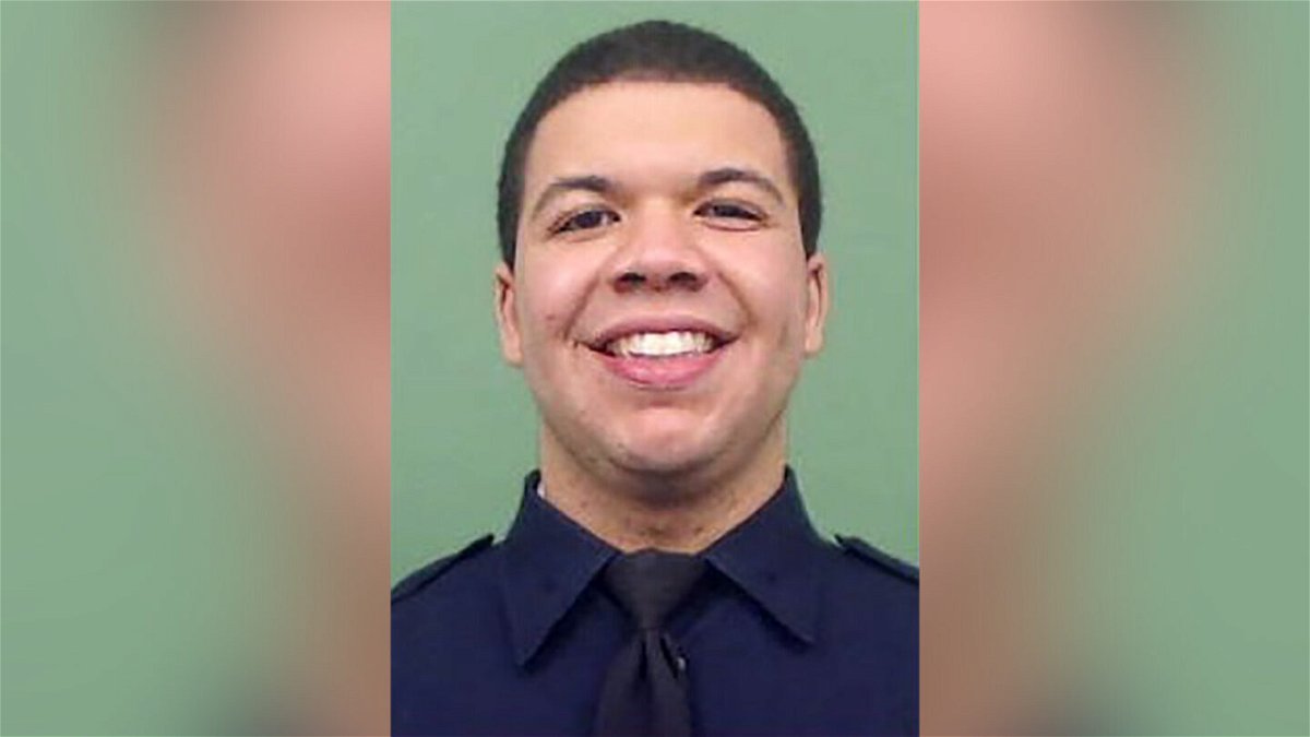 <i>NYPD</i><br/>The New York Police Department officer fatally shot in Harlem on Friday evening has been identified as 22-year-old Jason Rivera.