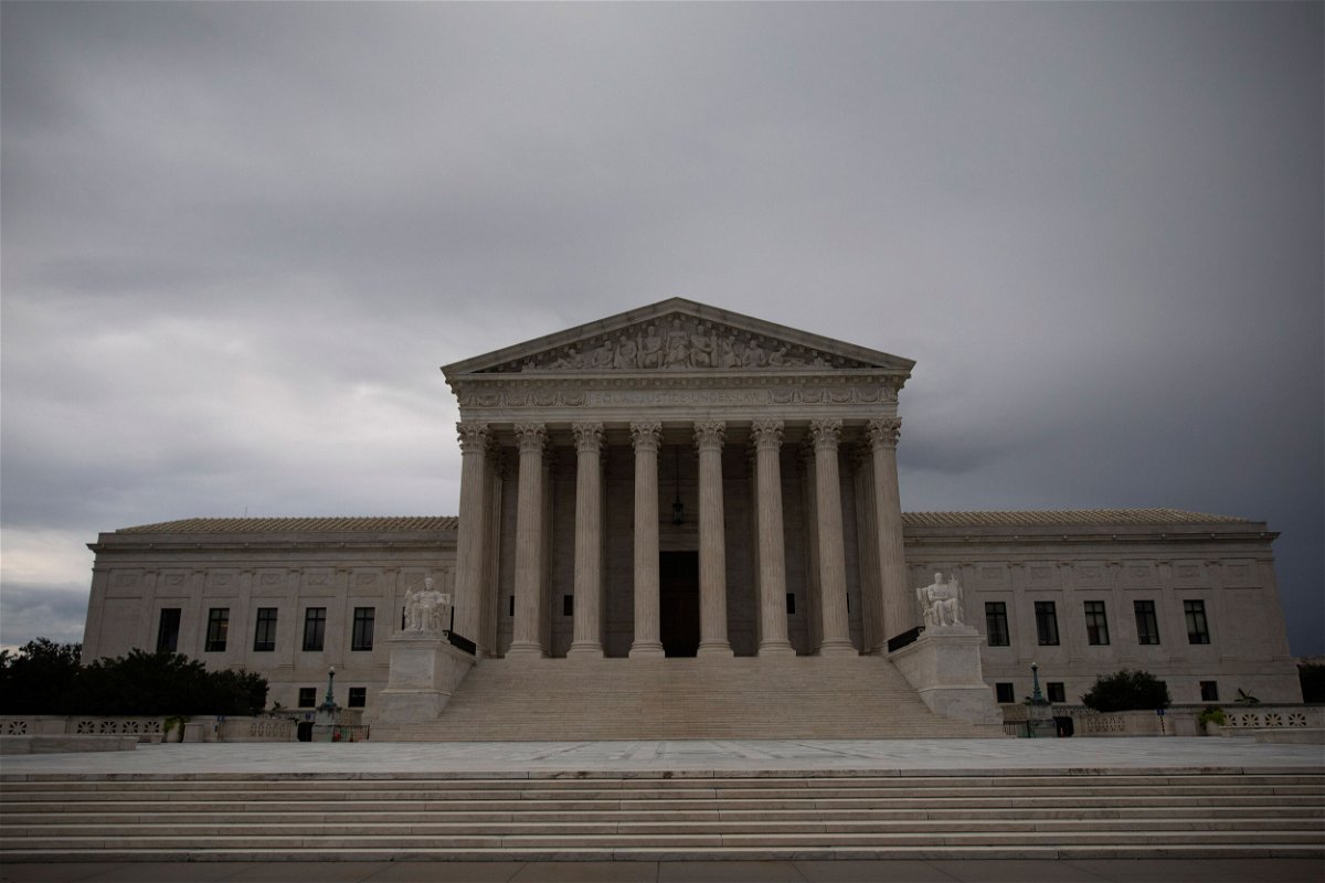 <i>Drew Angerer/Getty Images</i><br/>A view of the Supreme Court on Thursday morning